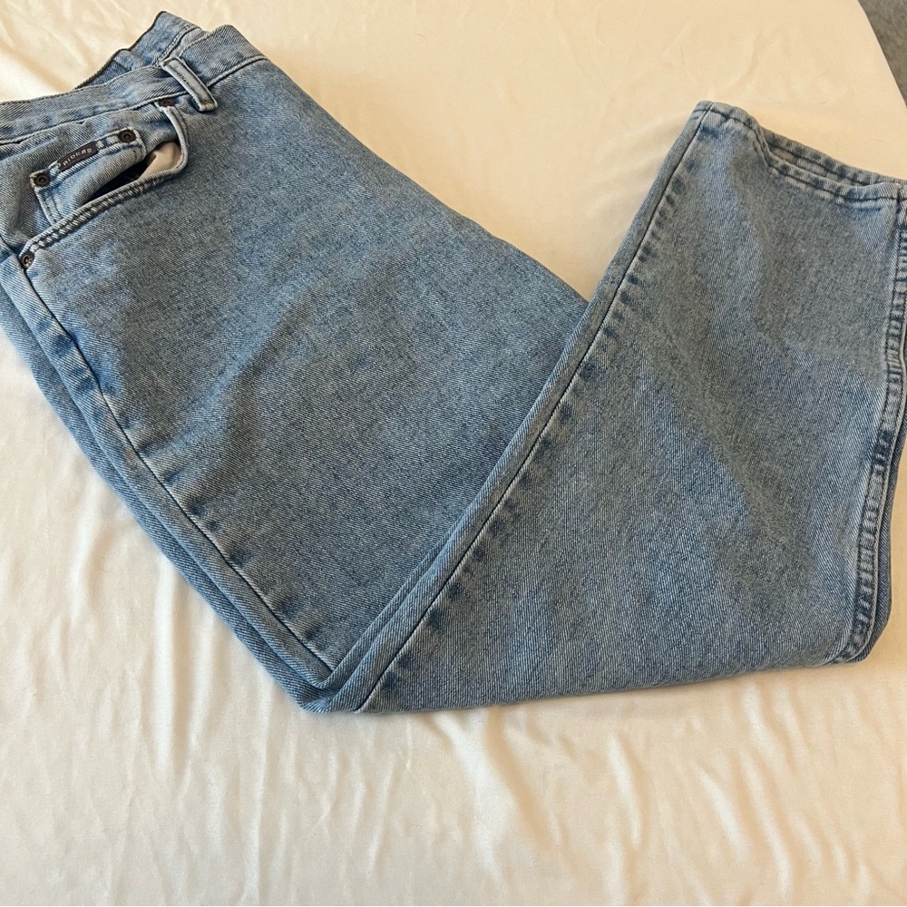 Riders by Lee Light Wash Straight Leg Jeans 16P Petite Women Vintage Cotton